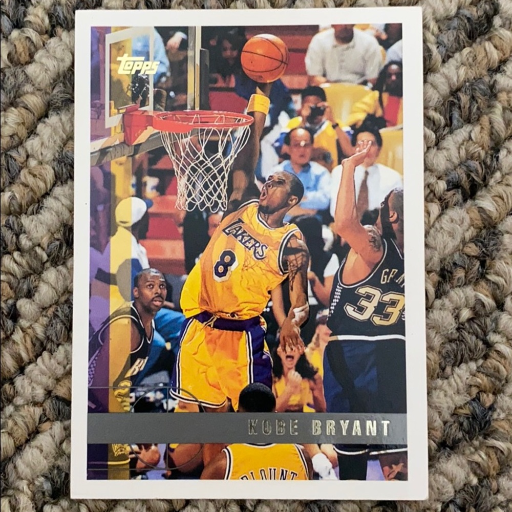 Topps Kobe Bryant Lakers Rookie Card #8